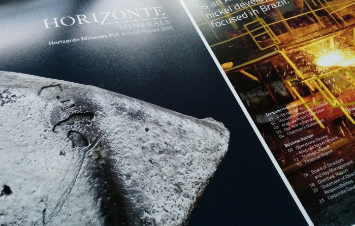 Horizonte Minerals Annual Report Design