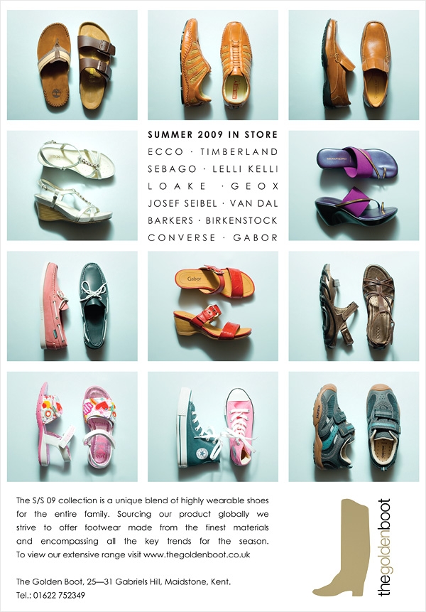 Wealden Times shoes advert 2009